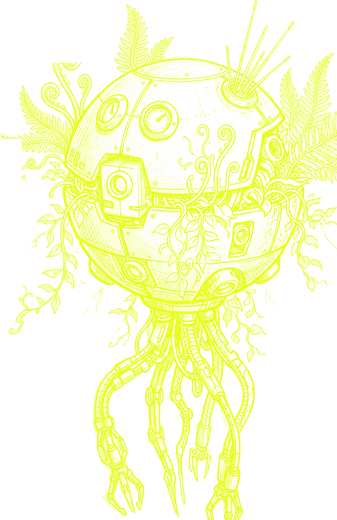 Acid Citron Botanical Aerial Drone